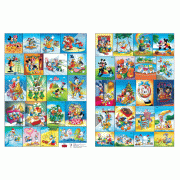 MICKEY MOUSE ระบายสีตามตัวเลข FUNNY + สีน้ำ